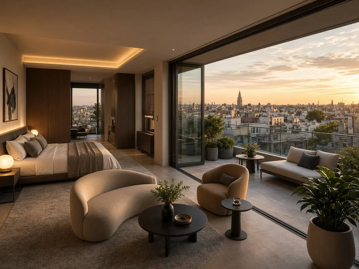 Suite del último piso con terraza privada